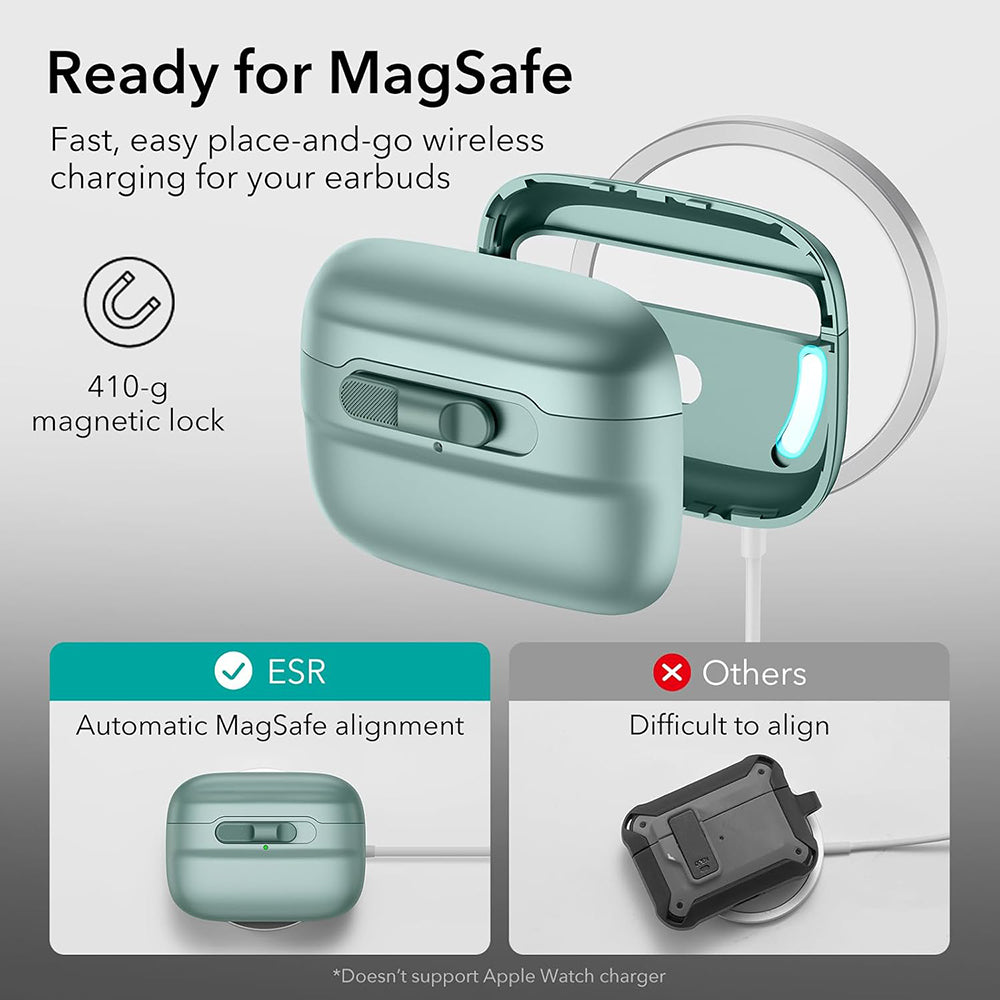Ovitek ESR Pulse za Apple AirPods 4, Modra