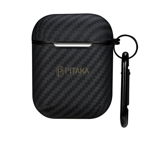 Pitaka Air Pal Case za Apple AirPods Gen 2 / Gen 1, črna APM1001