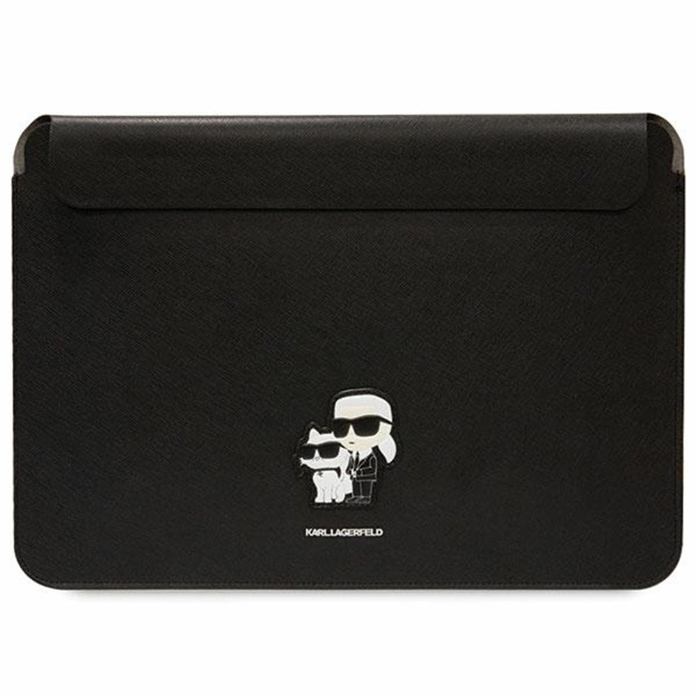 Ovitek Karl Lagerfeld Saffiano za prenosnik 14inch, črn