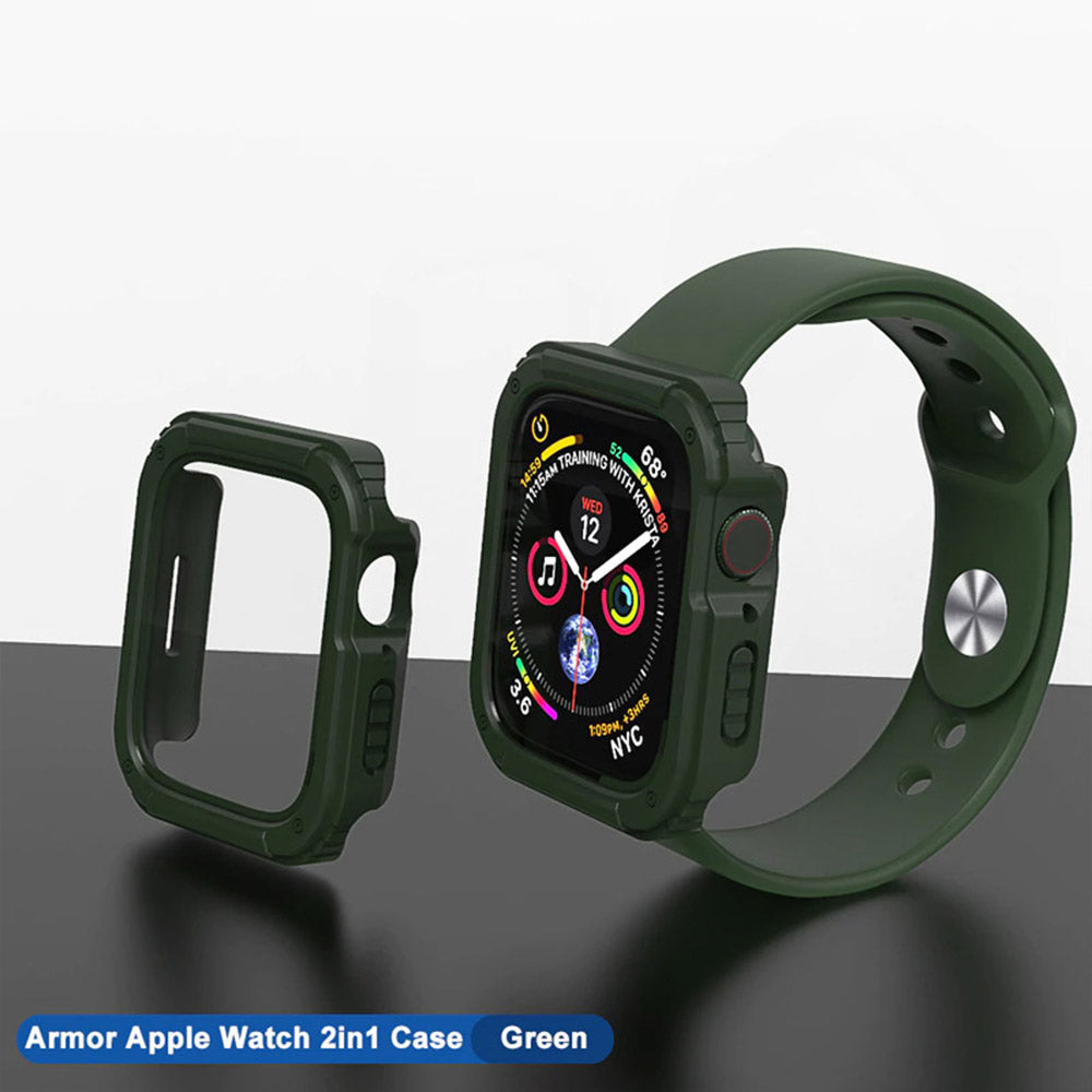 Ovitek Lito Armor 360 za Apple Watch 42mm serijo, zelen