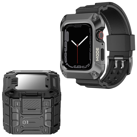 Pas Lito RuggedArmor za Apple Watch 44mm Series, Siv