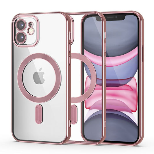 MagSafe Case for Apple iPhone 11, Tech-Protect, Magshine, Magshine, Pink Gold