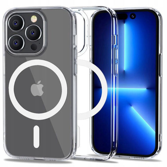 Ohišje MagSafe za Apple iPhone 12 / 12 Pro, Tech-Protect, Magmat, prozorno