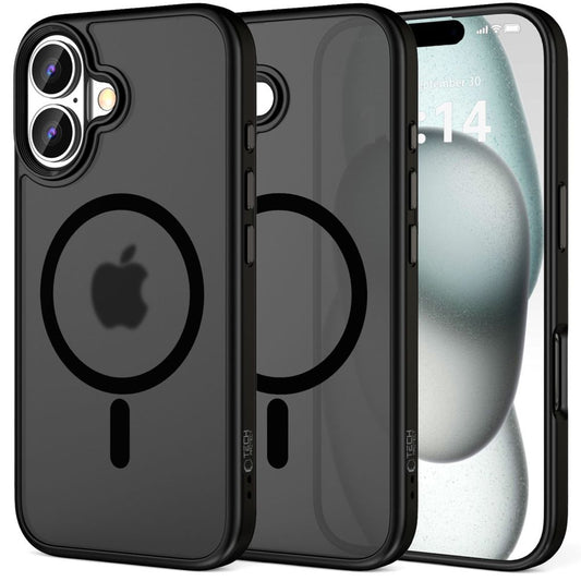 Ohišje MagSafe za Apple iPhone 16 Plus, Tech-Protect, Magmat, črno