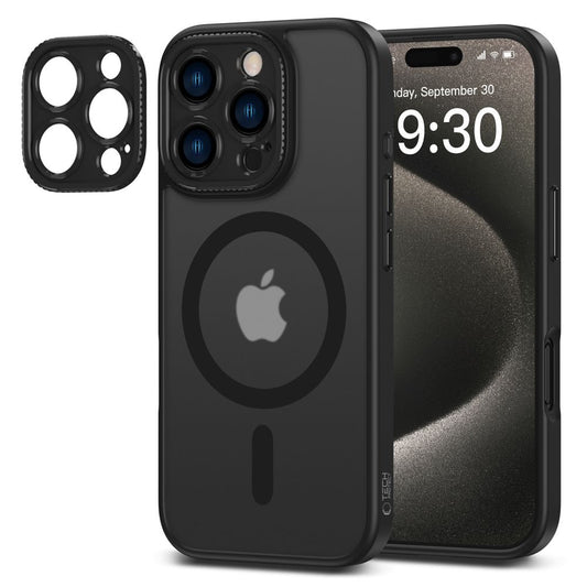 Ohišje MagSafe za Apple iPhone 16 Pro Max, Tech-Protect, Magcam, črno