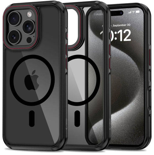 Ohišje MagSafe za Apple iPhone 16 Pro, Tech-Protect, Maghybrid, črno