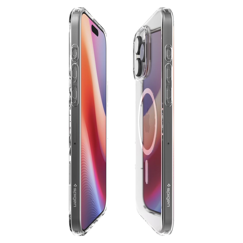 Ohišje MagSafe za Apple iPhone 16 Pro, Spigen, tekoči kristal, prozorno ACS08389