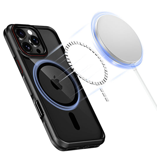 Ohišje MagSafe za Apple iPhone 16 Pro Max, Tech-Protect, Maghybrid, črno