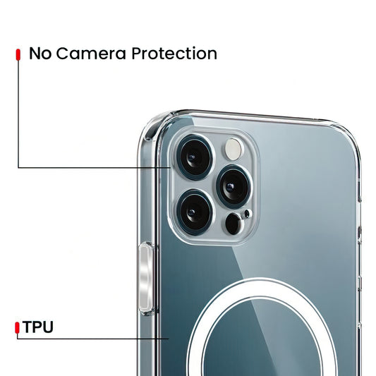 Ovitek MagSafe za Apple iPhone 17 Pro Max, OEM, prozoren, transparenten