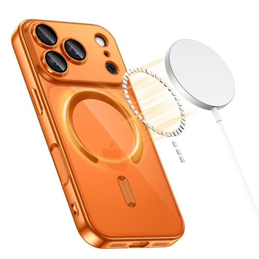 Ovitek MagSafe za Apple iPhone 17 Pro, Tech-Protect, Magflex, Oranžen