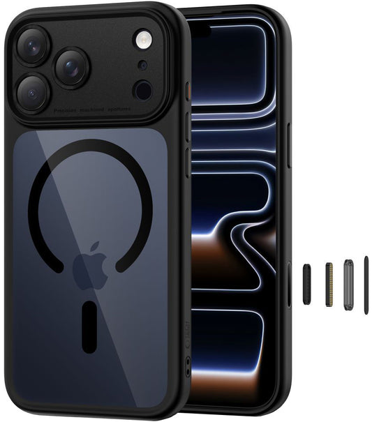 Ovitek MagSafe za Apple iPhone 17 Pro, Tech-Protect, MagPeak, Temno moder