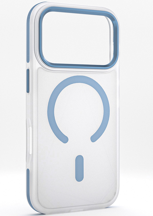 MagSafe ovitek za Apple iPhone 18 Pro / 17 Pro, Etteri, Icy Mag, modra