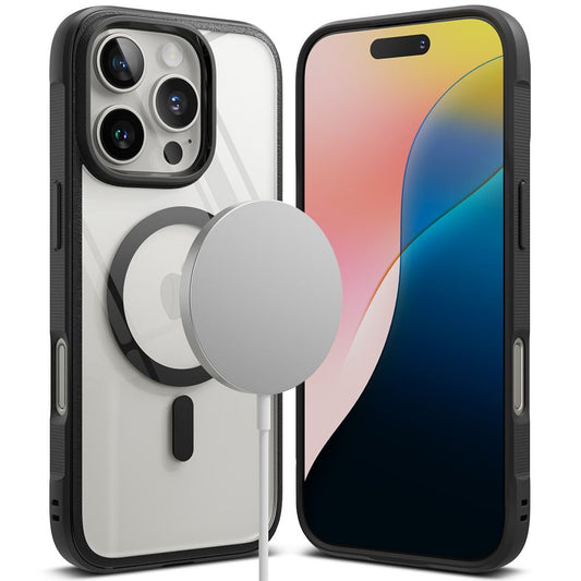 Ohišje MagSafe za Apple iPhone 16 Pro Max, Ringke, Fusion Bold, črno