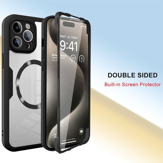 Ovitek MagSafe za Apple iPhone 17 Air, Techsuit, ColorVerse 360, Črn