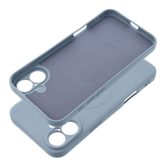 MagSafe ovitek za Apple iPhone 17e / 16e, OEM, Silicone Mag, modra