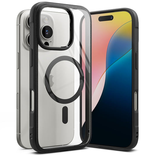Ohišje MagSafe za Apple iPhone 16 Pro Max, Ringke, Fusion Bold, črno