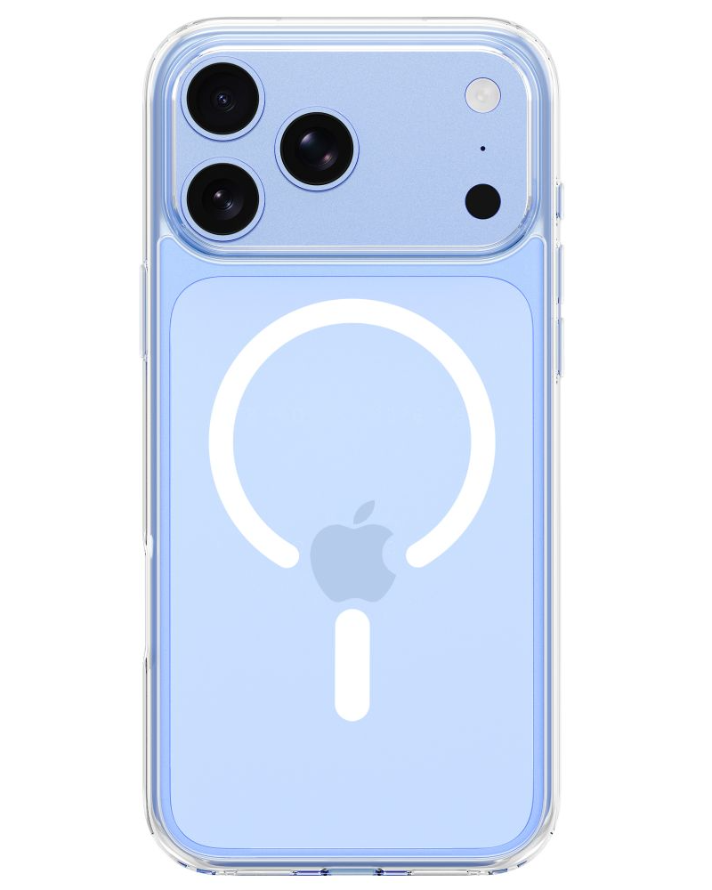 Ovitek MagSafe za Apple iPhone 18 Pro / 17 Pro, Tech-Protect, Flexair Hybrid s zaščito zaslona, Prozoren