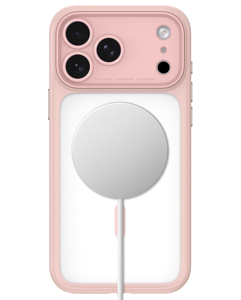 MagSafe Case for Apple iPhone 18 Pro / 17 Pro, Tech-Protect, MagPeak CC, Matte Pink