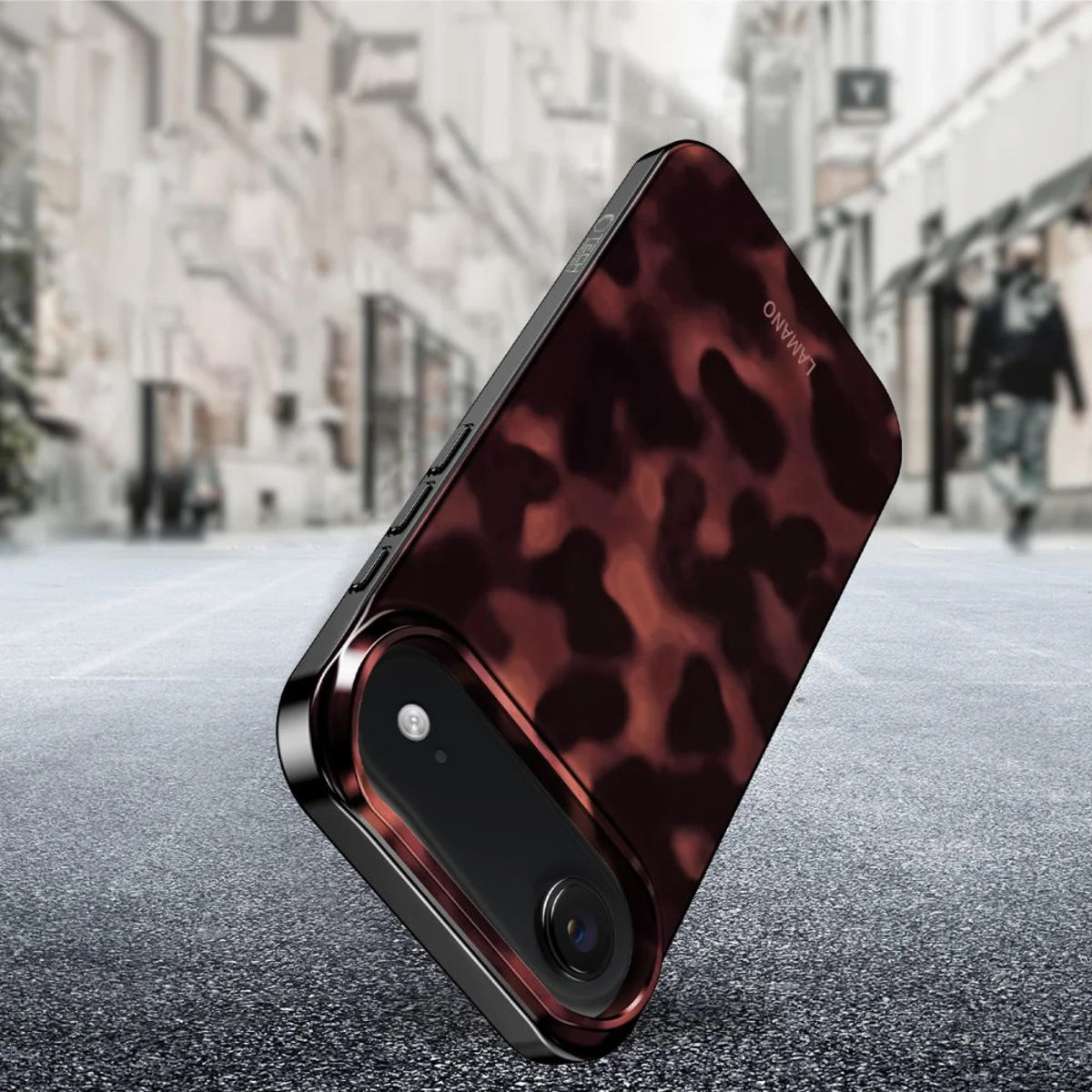 Ovitek MagSafe za Apple iPhone 17 Air, Tech-Protect, Lamano Panther, Črn