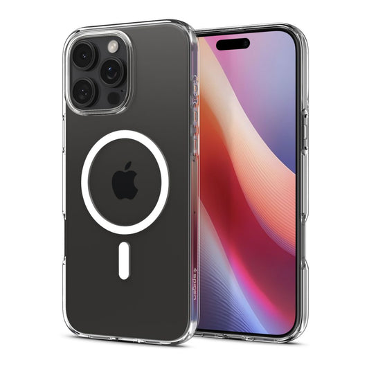 Ohišje MagSafe za Apple iPhone 16 Pro, Spigen, tekoči kristal, prozorno ACS08389