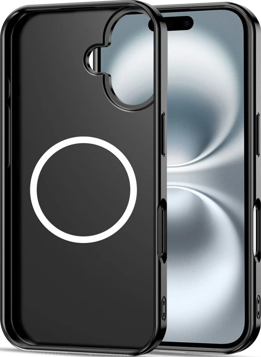 Ovitek MagSafe za Apple iPhone 16, Tech-Protect, Lamano Velvet Night, Črn