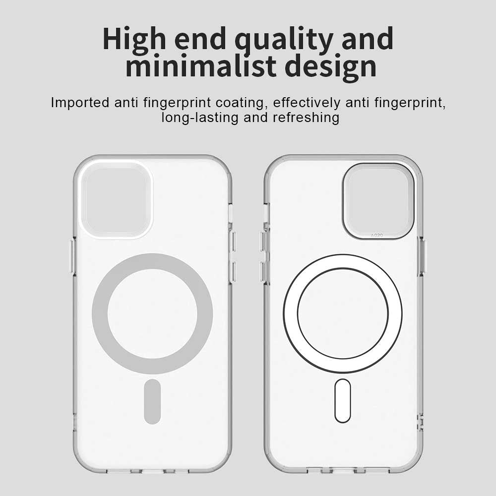 Ovitek MagSafe za Apple iPhone 12 / 12 Pro, Techsuit, CandyCase, Bela