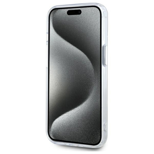 Ovitek MagSafe za Apple iPhone 14, Karl Lagerfeld, IML Metal Karl & Choupette's Heads, Bela