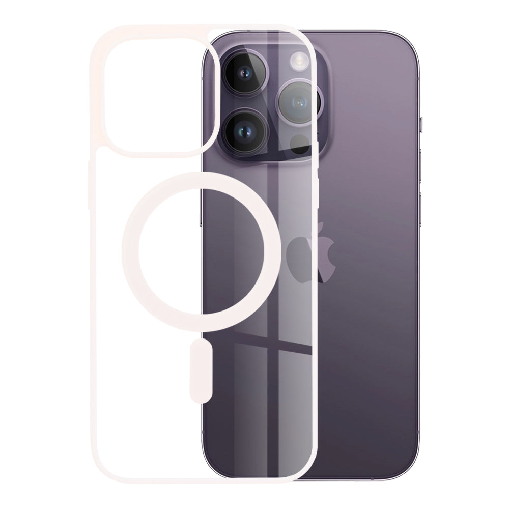 Ovitek MagSafe za Apple iPhone 14 Pro Max, Techsuit, Pro, Roza