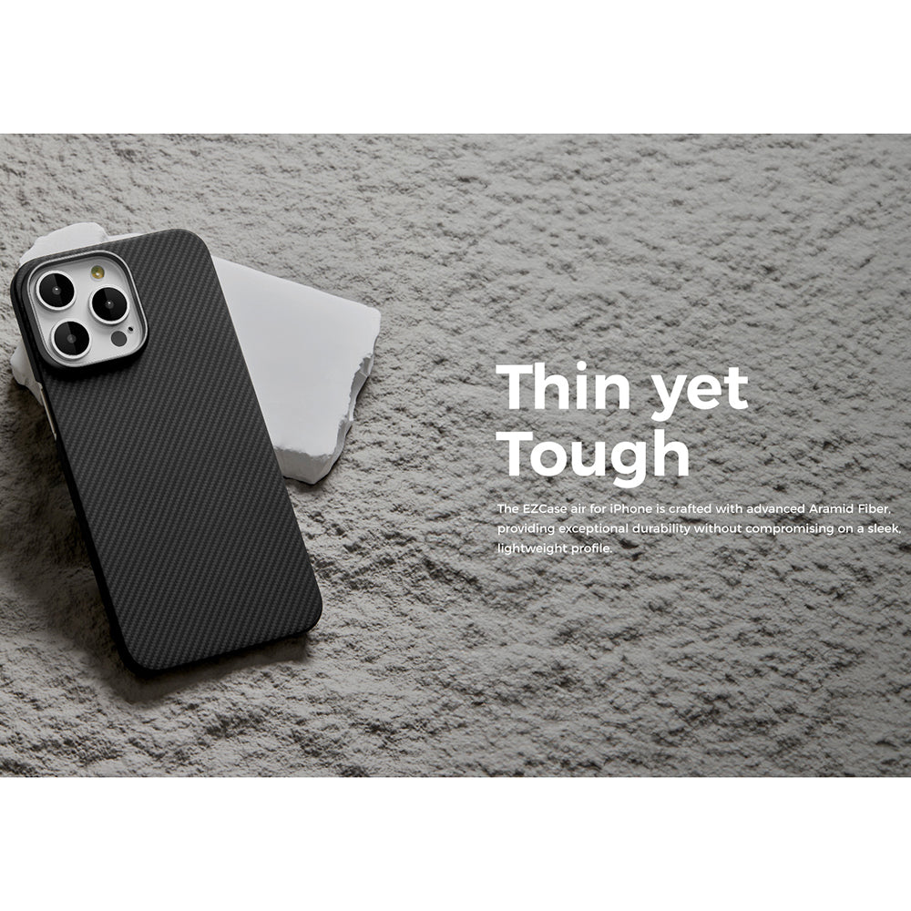Ovitek MagSafe za Apple iPhone 15, Edizard, Air, Črn