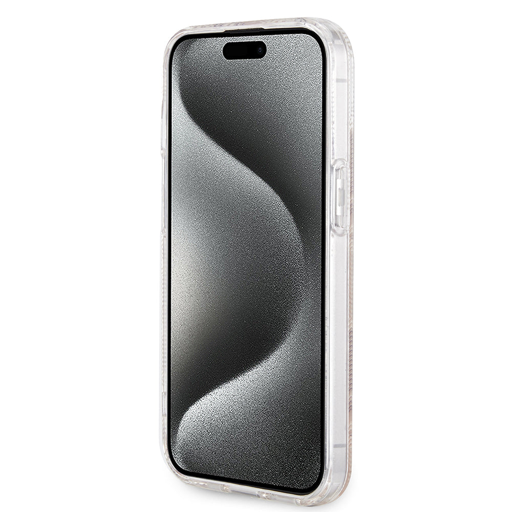 Ovitek MagSafe za Apple iPhone 15, Guess, IML Gcube, Rjava