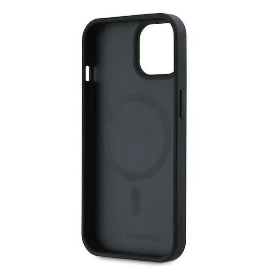 MagSafe ovitek za Apple iPhone 15 Plus, Karl Lagerfeld, Karl's Head, Črna