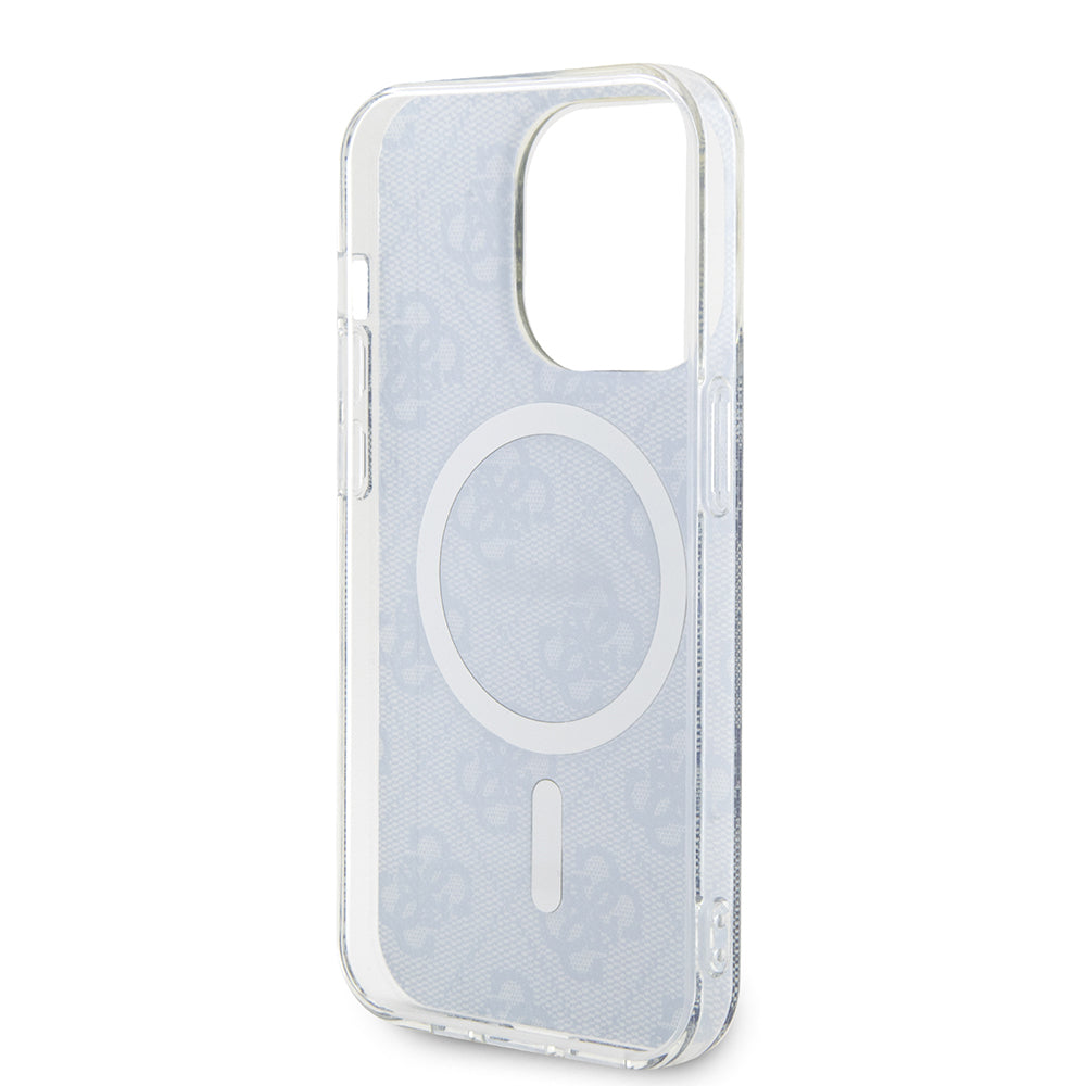 Ovitek MagSafe za Apple iPhone 15 Pro Max, Guess, IML 4G, Modra