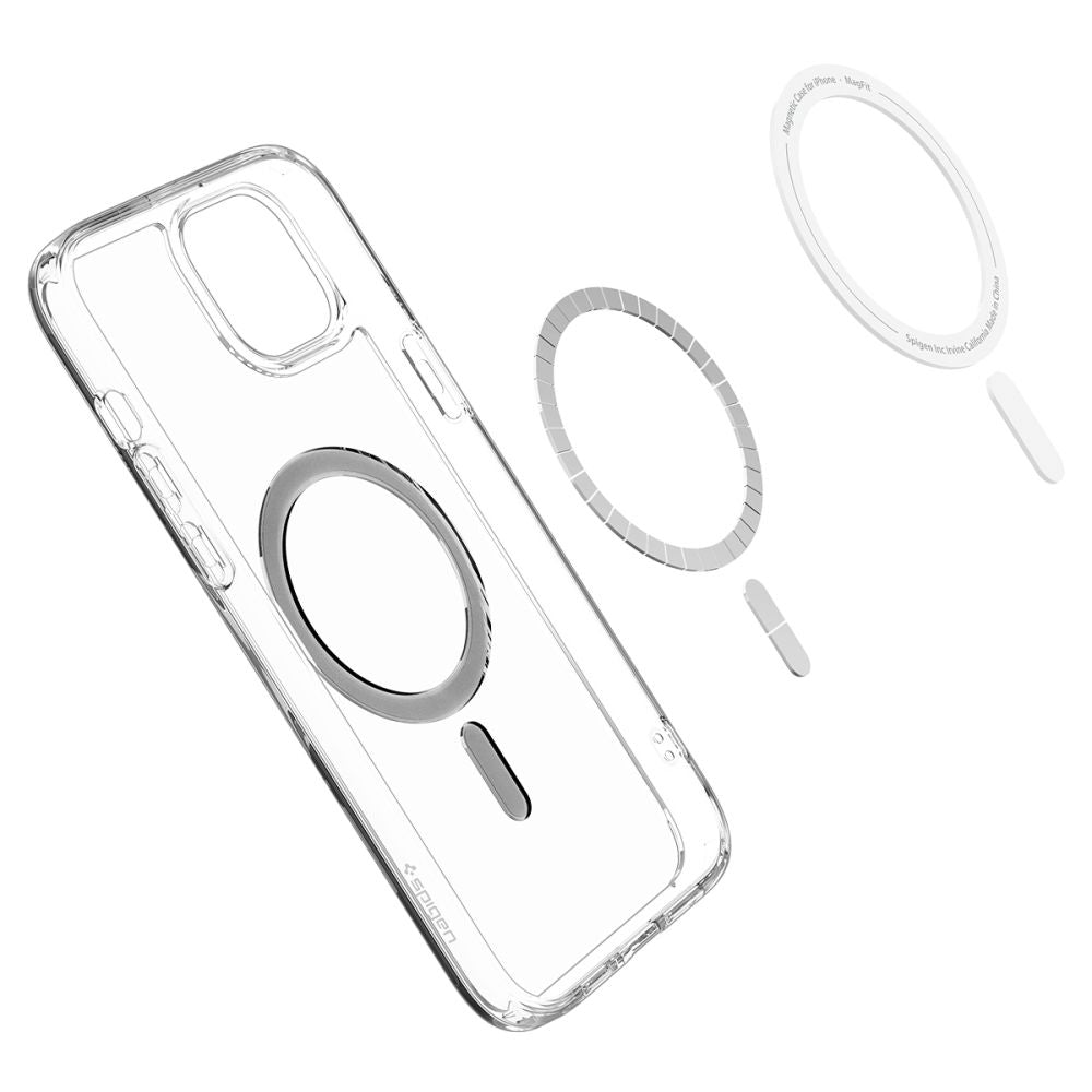 Ovitek MagSafe za Apple iPhone 15, Spigen, Ultra Hybrid, Črn ACS06803