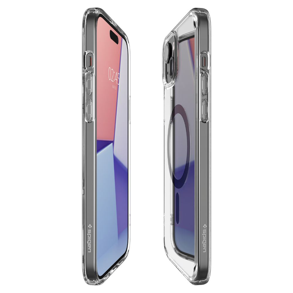 Ovitek MagSafe za Apple iPhone 15, Spigen, Ultra Hybrid, Črn ACS06803