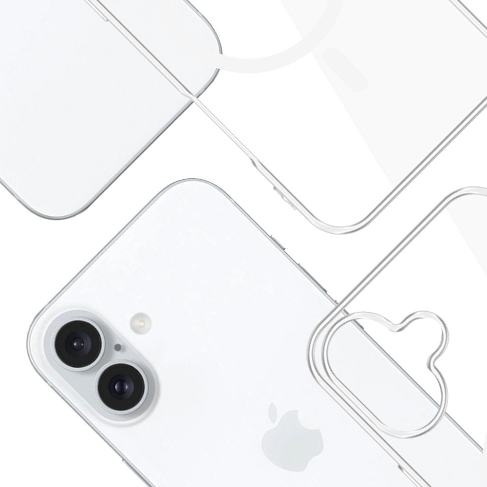 MagSafe ovitek za Apple iPhone 16, 3MK, Clear MagCase, Prozoren