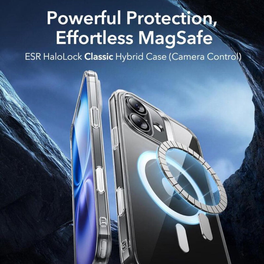 MagSafe ovitek za Apple iPhone 16, ESR, Classic Hybrid Slide, mat črn
