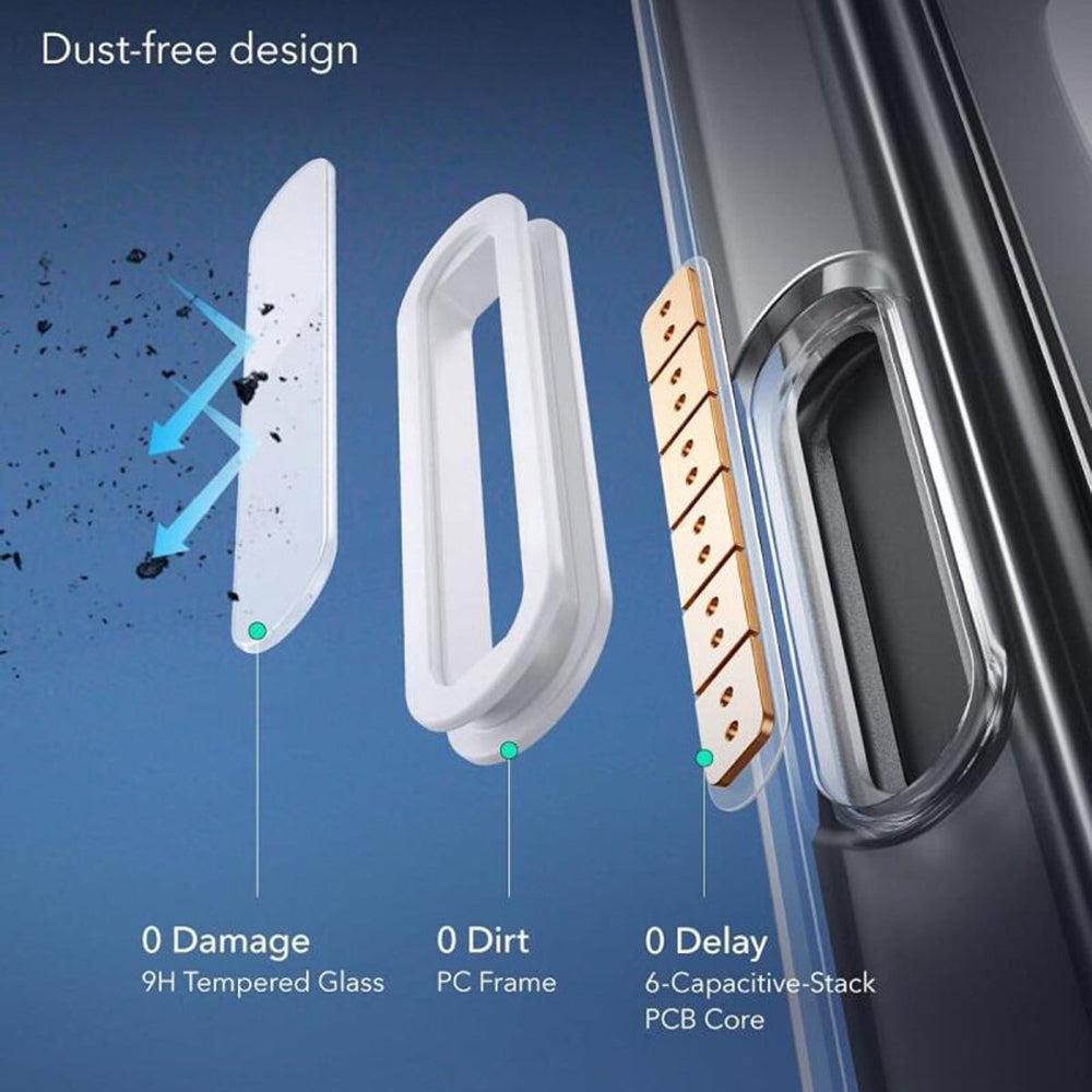 Ovitek MagSafe za Apple iPhone 16, ESR, Classic Hybrid Slide, Prozoren
