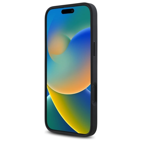 MagSafe ovitek za Apple iPhone 16, Guess, 4G Flowers Print, črn