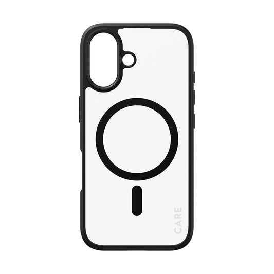 Ovitek MagSafe za Apple iPhone 16, PanzerGlass, Care Urban Combat, Prozorno Črn