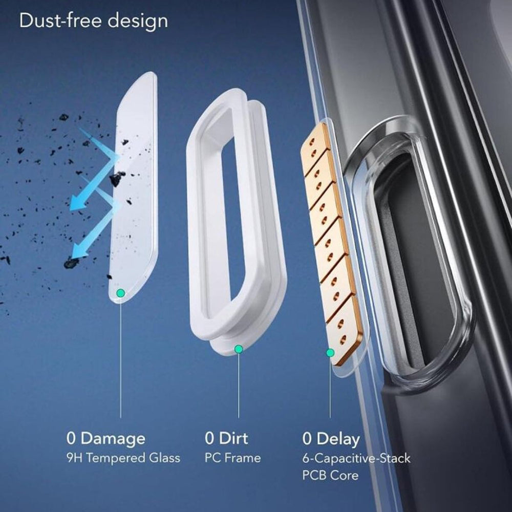 Ovitek MagSafe za Apple iPhone 16 Pro, ESR, Classic Hybrid Slide, Prozoren