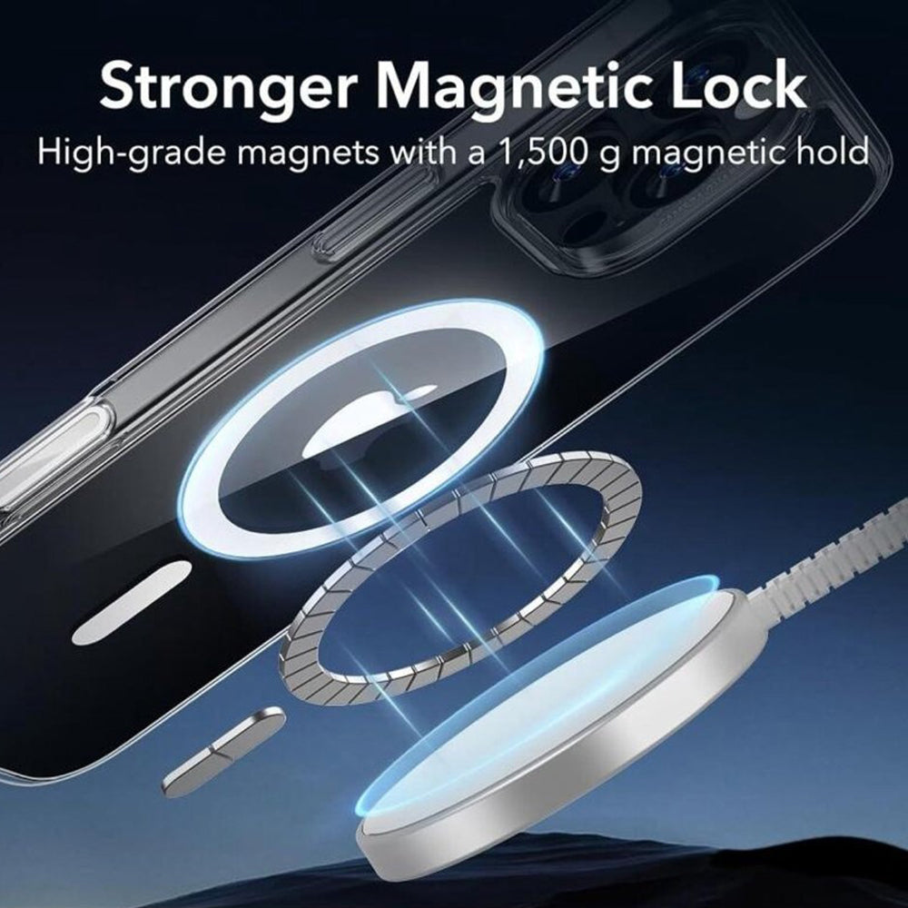 Ovitek MagSafe za Apple iPhone 16 Pro, ESR, Classic Hybrid Slide, Prozoren