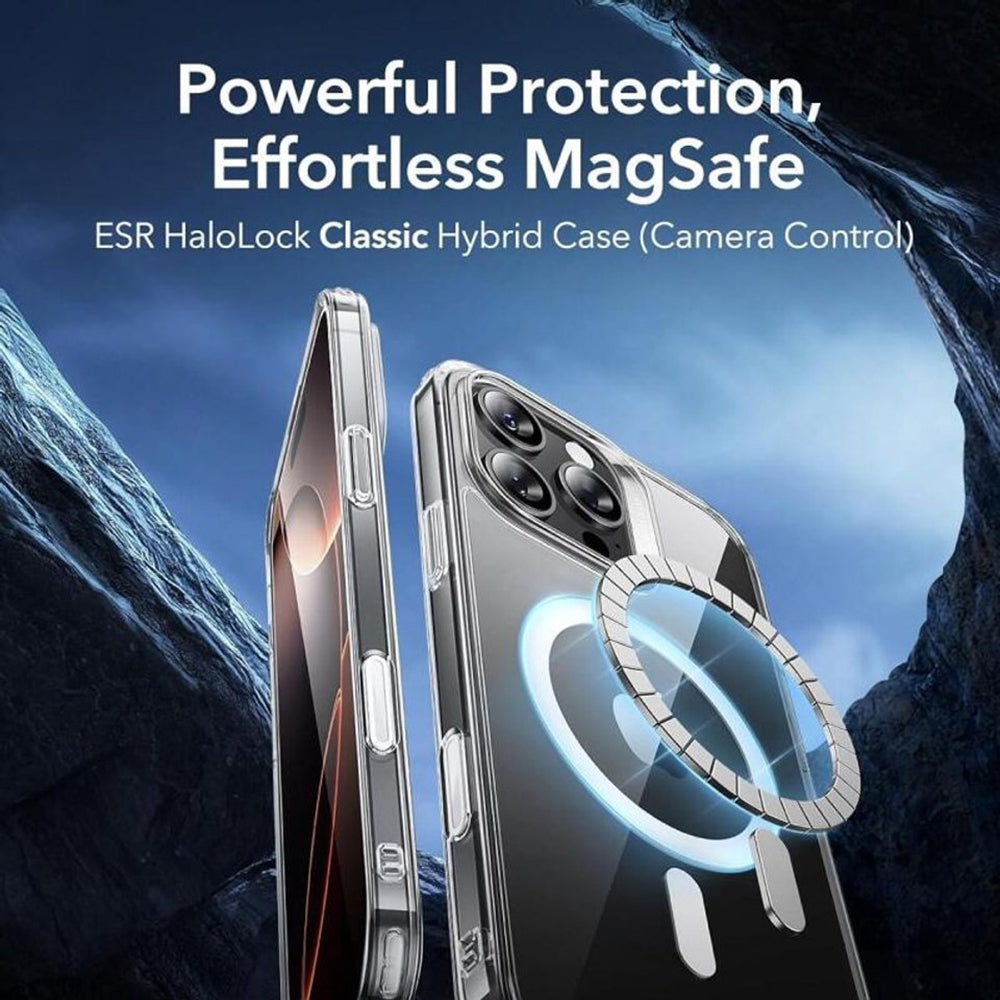 Ovitek MagSafe za Apple iPhone 16 Pro, ESR, Classic Hybrid Slide, Prozoren