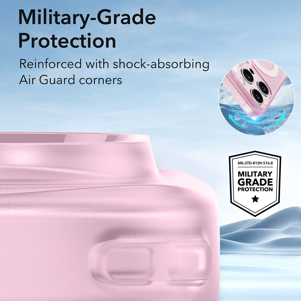 Ovitek MagSafe za Apple iPhone 16 Pro, ESR, Zero, Satenasto roza