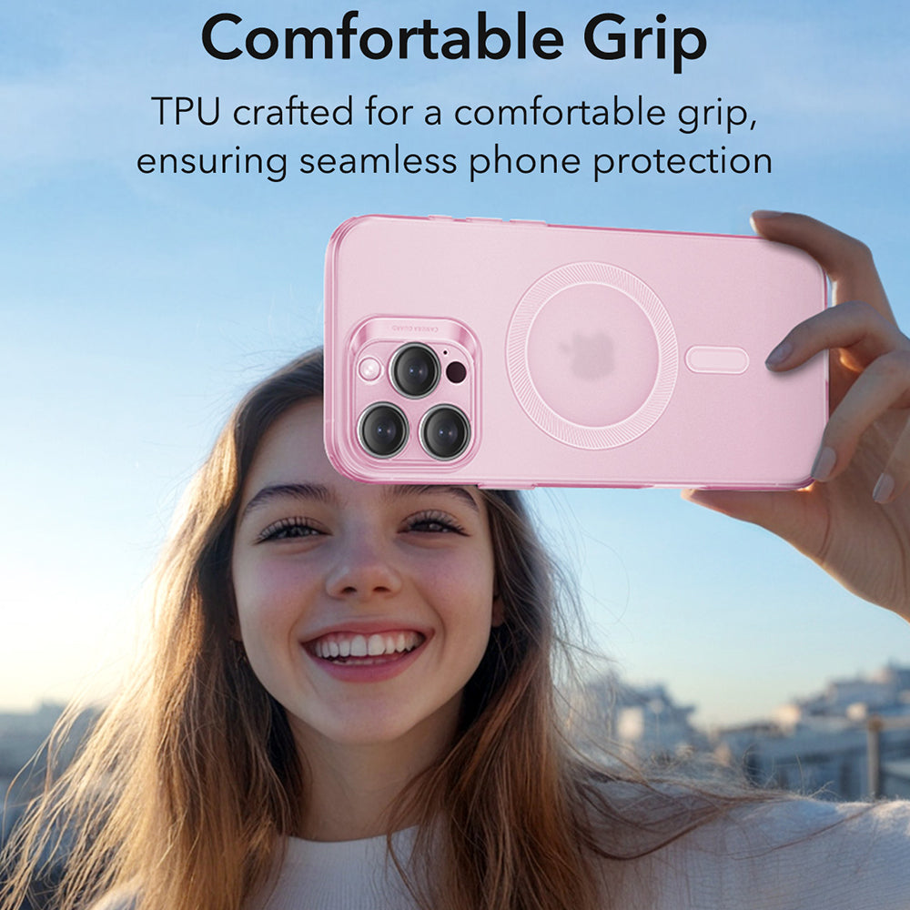 Ovitek MagSafe za Apple iPhone 16 Pro, ESR, Zero, Satenasto roza