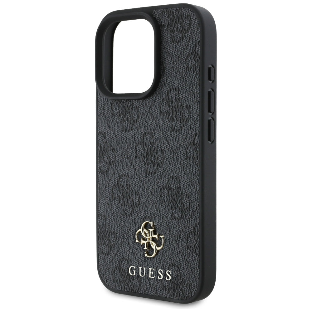 Ovitek MagSafe za Apple iPhone 16 Pro Max, Guess, 4G Small and Classic Logo, črn