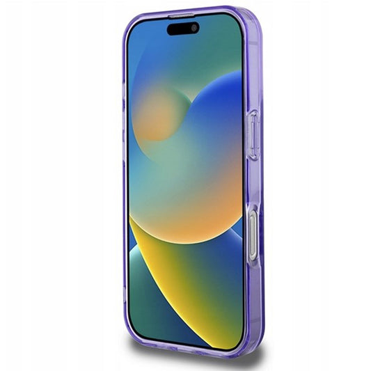 Ovitek MagSafe za Apple iPhone 16 Pro Max, Guess, IML Flowers Wreath, Vijolična