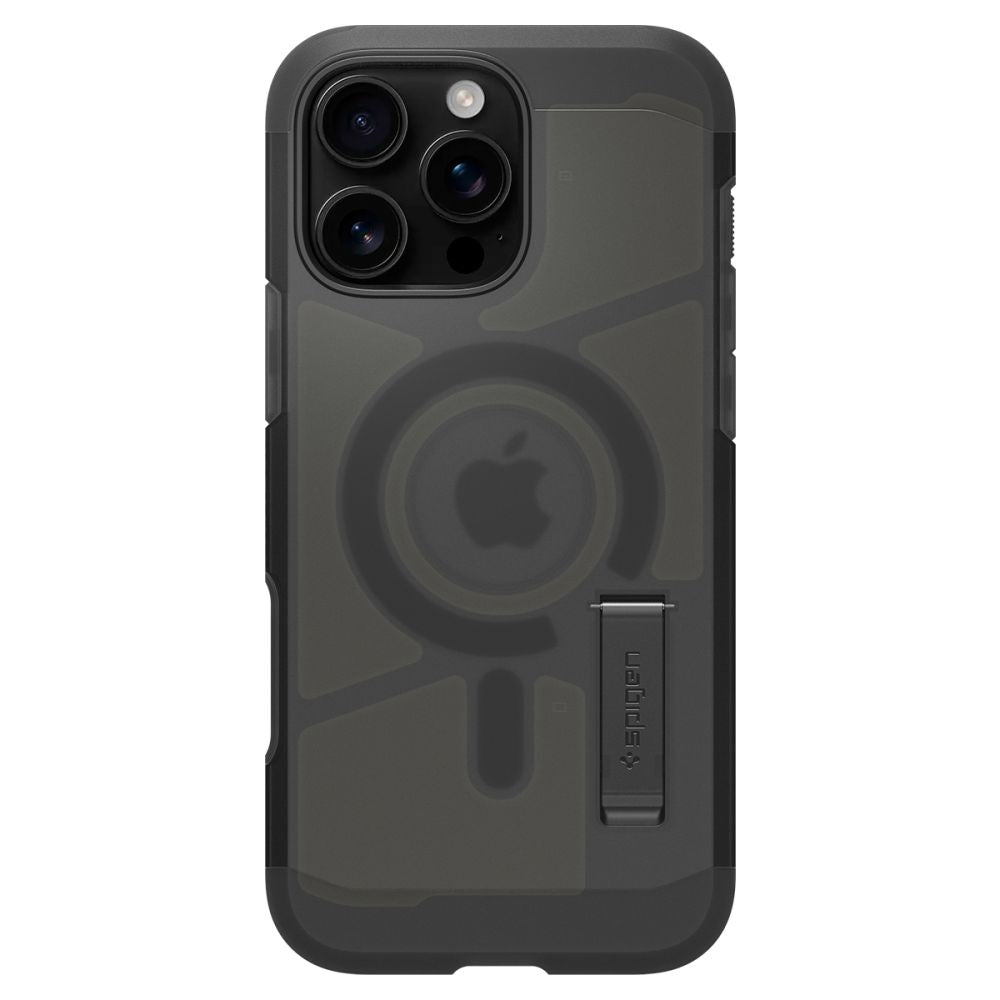 MagSafe Case for Apple iPhone 16 Pro Max, Spigen, Tough Armor, Satin Black ACS09070