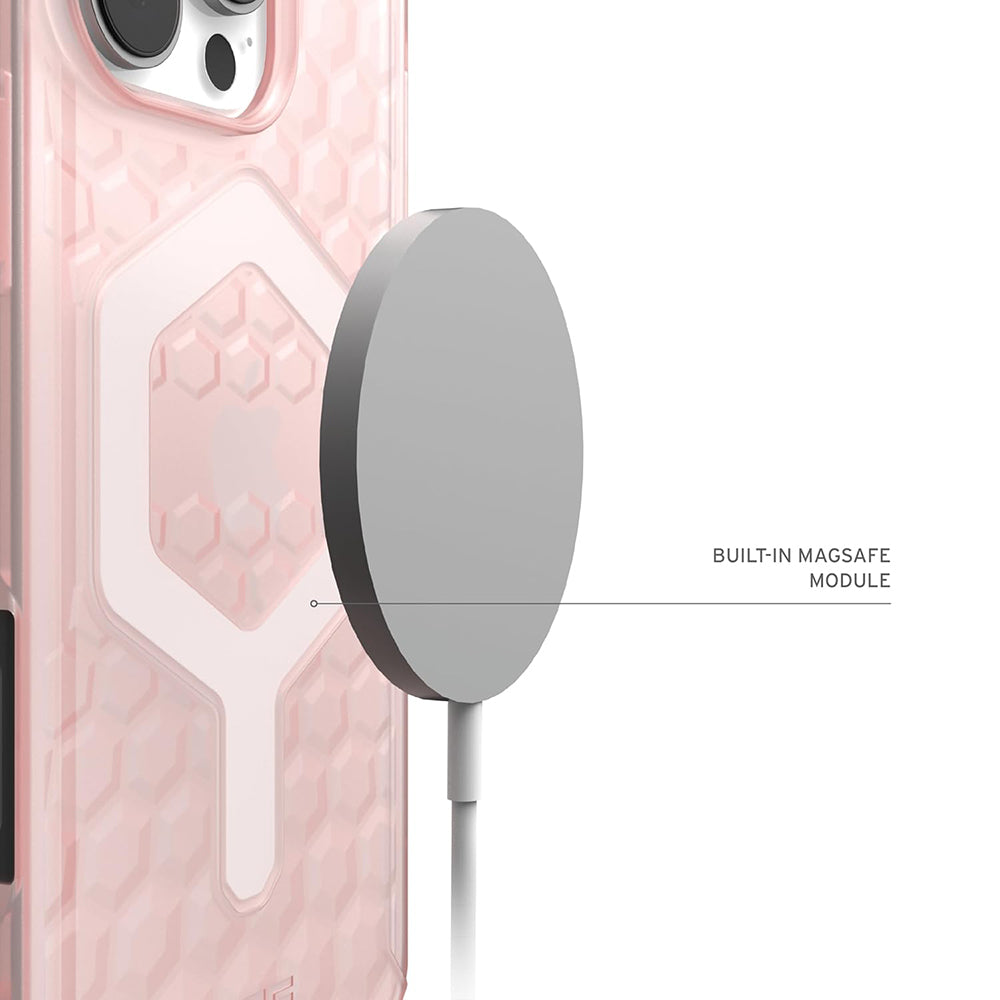 MagSafe ovitek za Apple iPhone 16 Pro, Urban Armor Gear, Essential Armor, roza