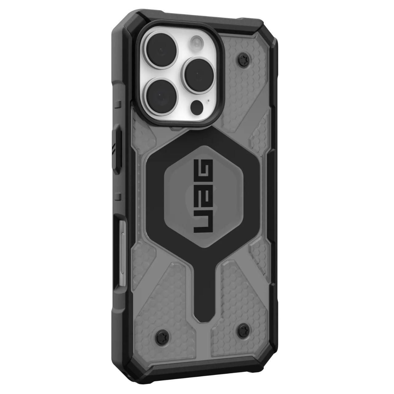 MagSafe ovitek za Apple iPhone 16 Pro, Urban Armor Gear, Pathfinder Clear, Siva