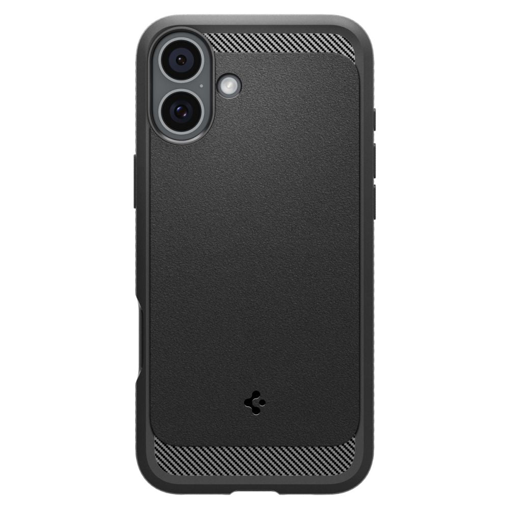 MagSafe Case for Apple iPhone 16, Spigen, Rugged Armor, Matte Black
